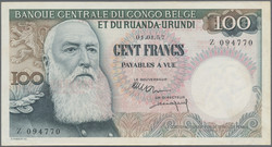 110.550.55: Banknotes – Africa - Belgian Congo