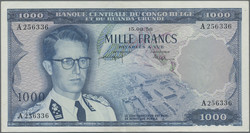 110.550.55: Banknotes – Africa - Belgian Congo