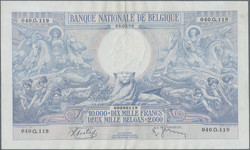 110.40: Banknotes - Belgium