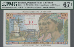 110.550.307: Banknotes – Africa - Reunion