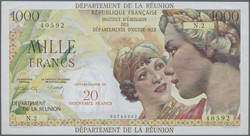 110.550.307: Banknotes – Africa - Reunion