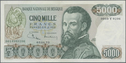 110.40: Banknotes - Belgium