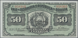 110.560.50: Banknotes – America - Bolivia