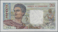 110.580.130: Banknoten - Ozeanien - Tahiti