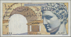 110.550.450: Banknoten - Afrika - Tunesien