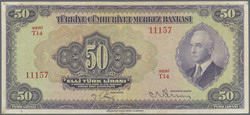 110.570.465: Banknoten - Asien - Türkei