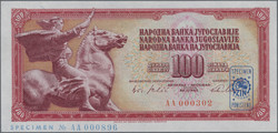 110.220: Banknoten - Jugoslawien