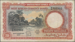 110.550.85: Banknoten - Afrika - Britisch Westafrika