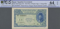 110.550.10: Banknotes – Africa - Egypt