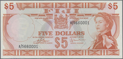 110.580.30: Banknoten - Ozeanien - Fidschi