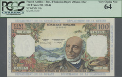 110.560.116: Banknoten - Amerika - Französische Antillen (Guyana, Guadeloupe, Martinique)