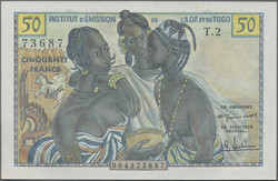 110.550.117: Banknoten - Afrika - Französisch Westafrika