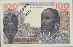110.550.117: Banknoten - Afrika - Französisch Westafrika
