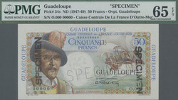 110.560.125: Banknoten - Amerika - Guadeloupe