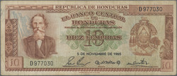 110.560.156: Banknoten - Amerika - Honduras
