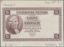 110.190: Banknoten - Island