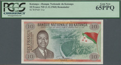 110.550.175: Banknotes – Africa - Katanga