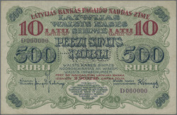 110.240: Banknotes - Latvia