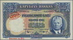 110.240: Banknotes - Latvia