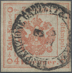 4775: Österreich Lombardei Venetetien Zeitungsstempelmarken