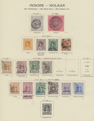 7462: Sammlungen und Posten Indien Feudalstaaten