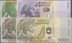 110.10: Banknoten - Albanien