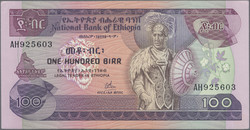 110.550.30: Banknoten - Afrika - Äthiopien