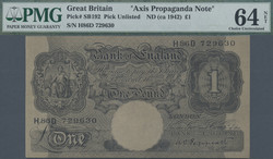 110.150: Banknoten - Großbritannien