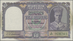 110.570.130: Banknoten - Asien - Indien