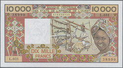 110.550.302: Banknoten - Afrika - Obersenegal und Niger