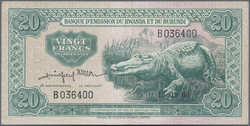 110.550.320: Banknoten - Afrika - Ruanda-Burundi