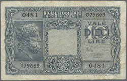 110.200: Banknoten - Italien