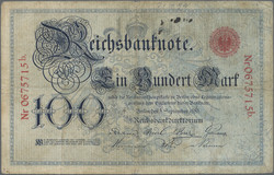 110.80.20.70: Banknoten - Deutschland - Deutsches Reich ab 1871 - Reichsbanknoten 1924-1945