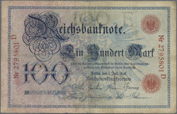 110.80.20.70: Banknoten - Deutschland - Deutsches Reich ab 1871 - Reichsbanknoten 1924-1945