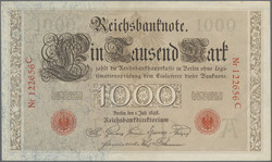 110.80.20.70: Banknoten - Deutschland - Deutsches Reich ab 1871 - Reichsbanknoten 1924-1945