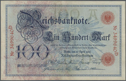 110.80.20.70: Banknoten - Deutschland - Deutsches Reich ab 1871 - Reichsbanknoten 1924-1945