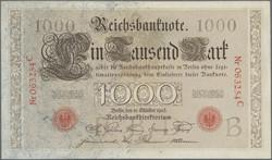 110.80.20.70: Banknoten - Deutschland - Deutsches Reich ab 1871 - Reichsbanknoten 1924-1945