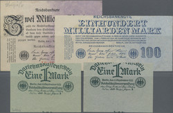 110.80.20.70: Banknoten - Deutschland - Deutsches Reich ab 1871 - Reichsbanknoten 1924-1945