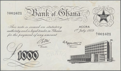 110.550.140: Banknoten - Afrika - Ghana
