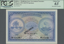 110.570.310: Banknoten - Asien - Malediven