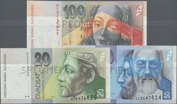 110.450: Banknoten - Slowakei