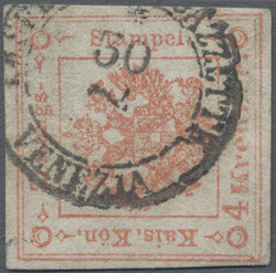 4775: Österreich Lombardei Venetetien Zeitungsstempelmarken