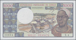 110.550.190: Banknoten - Afrika - Kongo Republik
