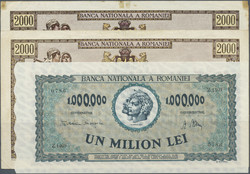 110.400: Banknoten - Rumänien