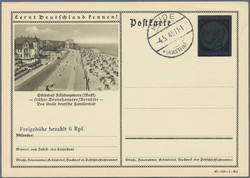 1304020: British Zone Use up Issues - Postal stationery