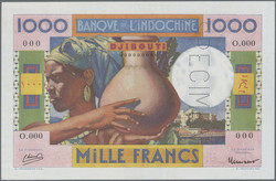 110.550.100: Banknoten - Afrika - Dschibuti