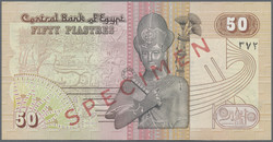110.550.10: Banknoten - Afrika - Ägypten