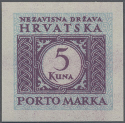 4085: Kroatien - Portomarken