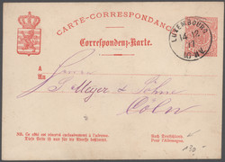 4210: Luxemburg - Ganzsachen