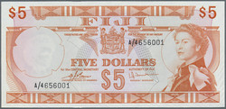 110.580.30: Banknoten - Ozeanien - Fidschi